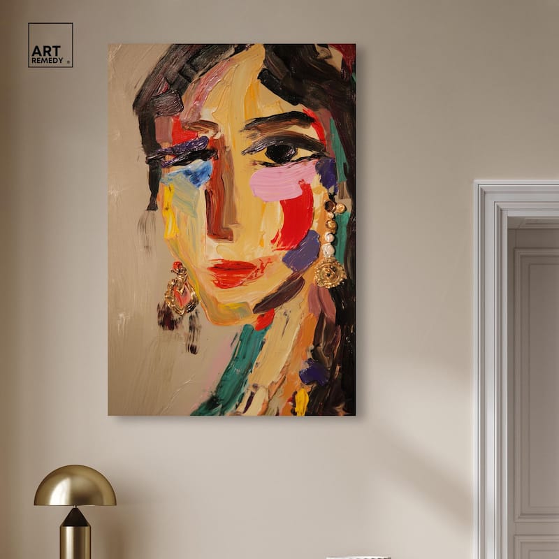 Colorful Expression II Canvas by Art Remedy, Gallery Wrapped