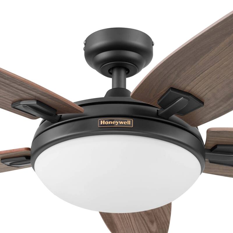 48" Honeywell Carmel Ceiling Fan with Integrated Light and Remote