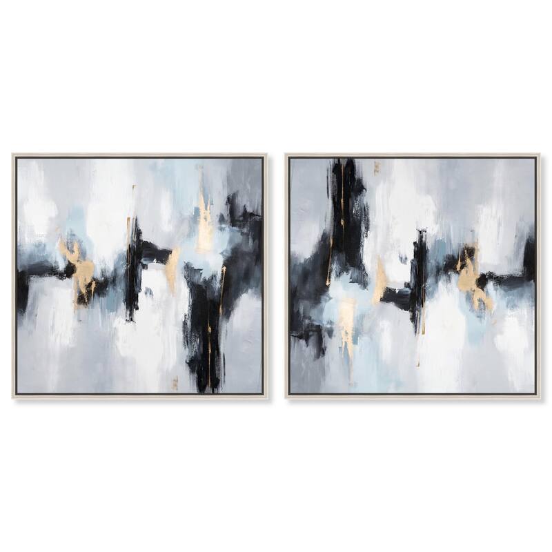 Foggy Paris Canvas by Art Remedy - 15" x 10" - Silver