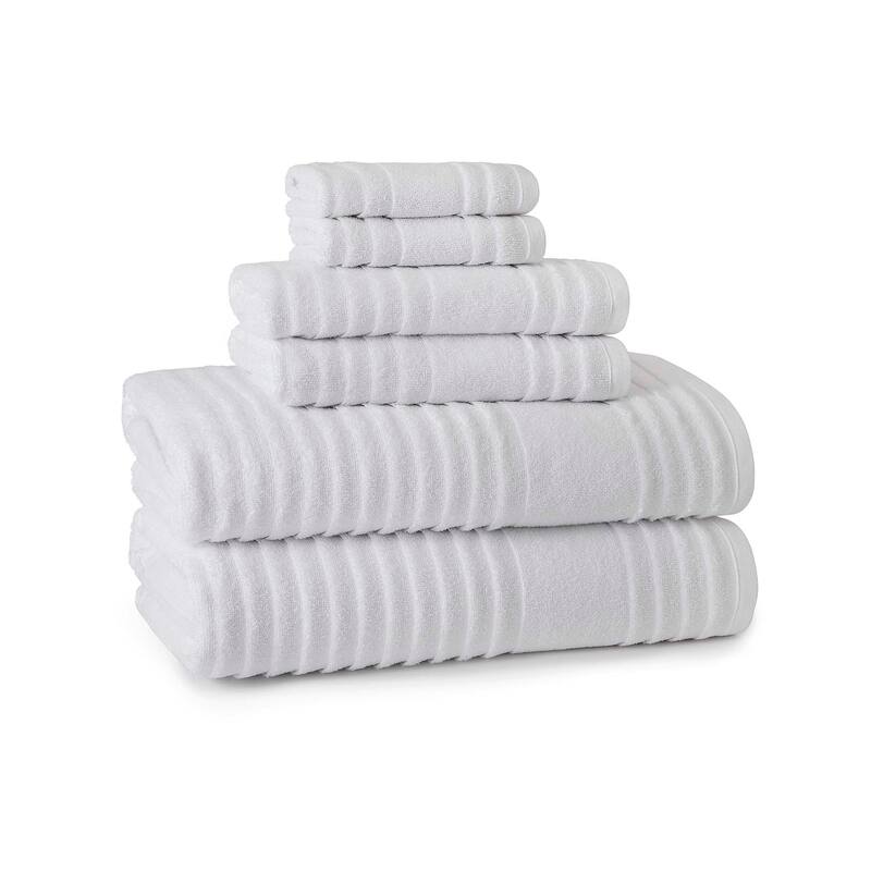 Kassatex Bursa Towel Set - Multi-sized - White