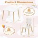 preview thumbnail 4 of 5, Wooden Toddler Desk Set Multi-Activity Table and Chairs for Kids