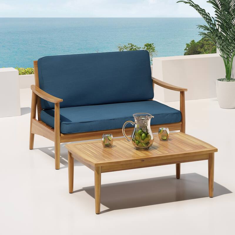 Patio Furniture Set with Cushion,Minimalistic Style Conversation Set for Garden,Backyard,Porch