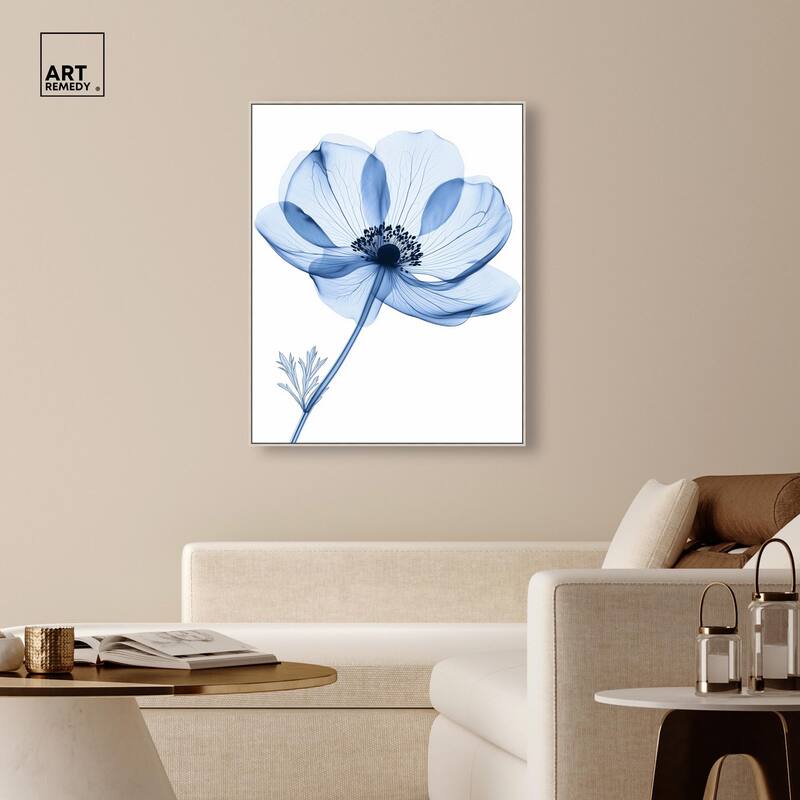 Floral Radiograph Canvas by Art Remedy