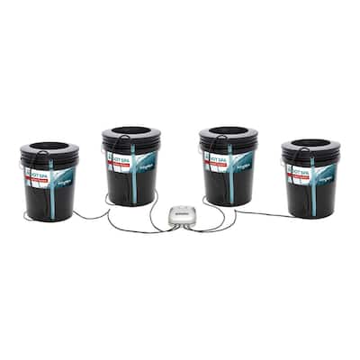 Active Aqua RS5GAL4SYS Root Spa 5-Gallon 4-Bucket Deep Water Culture System - 15