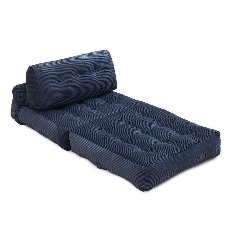 Mixoy W32''/W50'' Corded Velvet Fabric Folding Floor Lazy Futon Sofa Bed