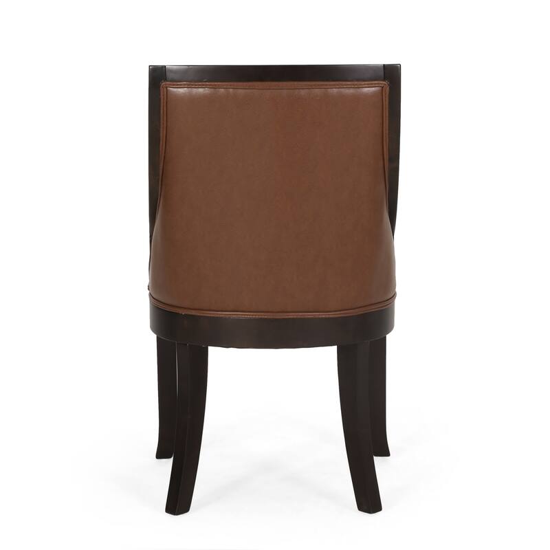 Thurber Upholstered Birch Wood Dining Chairs (Set of 2) by Christopher Knight Home