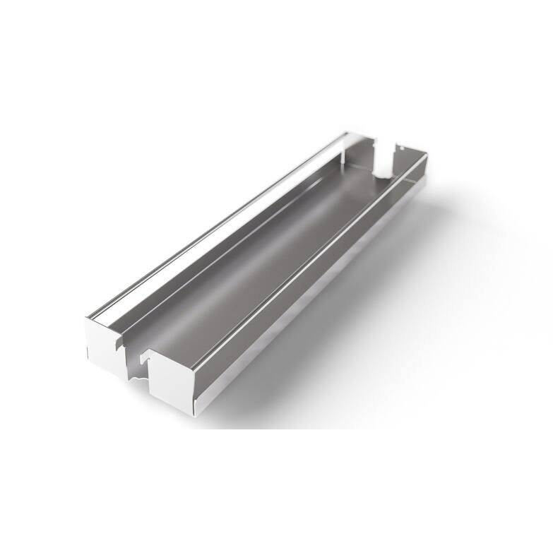 Kessebohmer 7 Inch Tray for Base Cabinet Pull Out - Set of Two - Silver