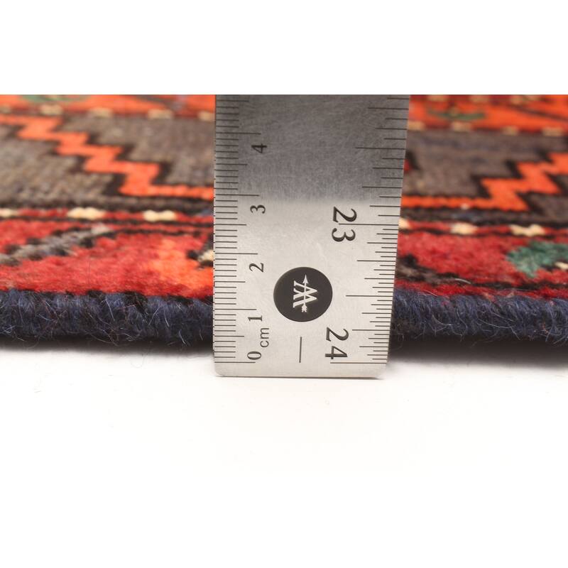 ECARPETGALLERY Hand-knotted Andelz Dark Brown Wool Rug - 4'2 x 7'0