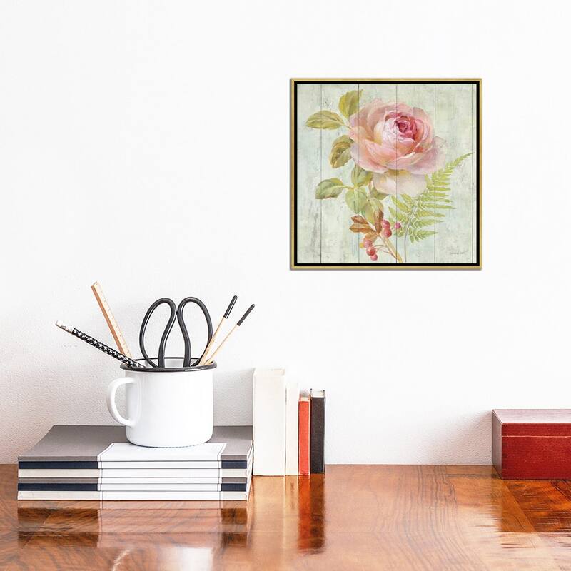 iCanvas "Natural Flora I" by Danhui Nai Framed