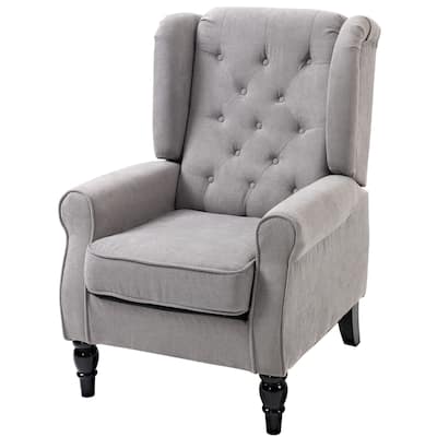 Button-Tufted Accent Chair Armchair