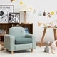preview thumbnail 15 of 26, Gymax Kids Dinosaur/Panda/Chick Sofa Wooden Armrest Chair Couch w/