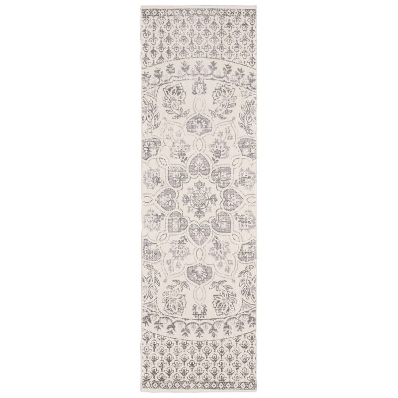 Style Haven Cosette Center Floral Medallion High-Low Pile Area Rug