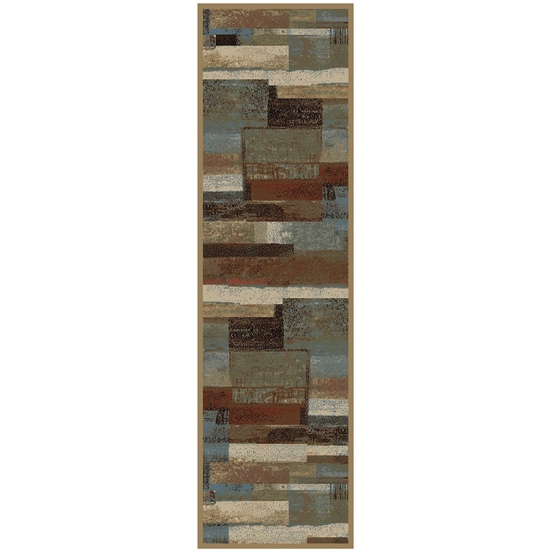 Hearthside Scenic Vision Lodge Contemporary Area Rug