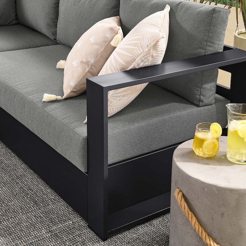 Tahoe Patio Aluminum 5-Piece Sectional Sofa Set