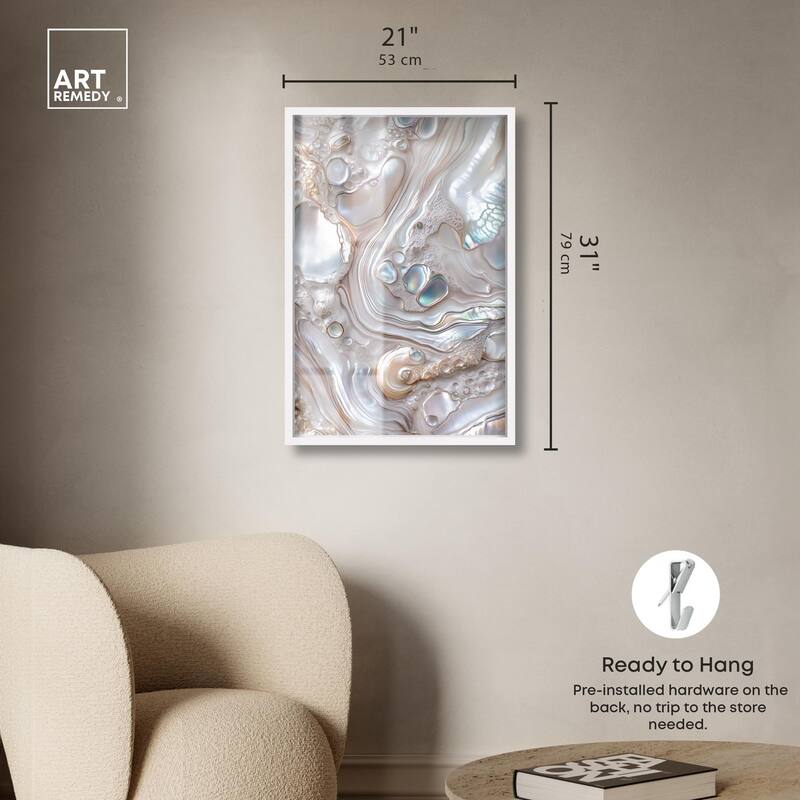 Fluid Preciousness II Shadowbox by Art Remedy