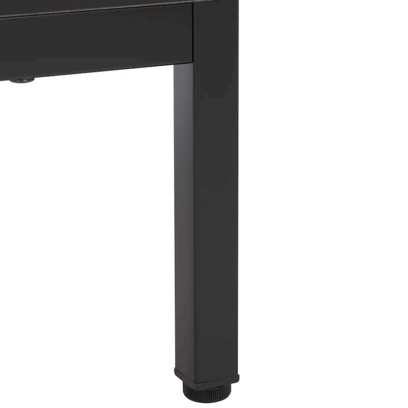 SAFAVIEH Lylia 2-Drawer 2-Shelf Entertainment Media Stand (Fits up to 65" Flatscreen TV) - 60.4 in. x 15.6 in. x 24.8 in.