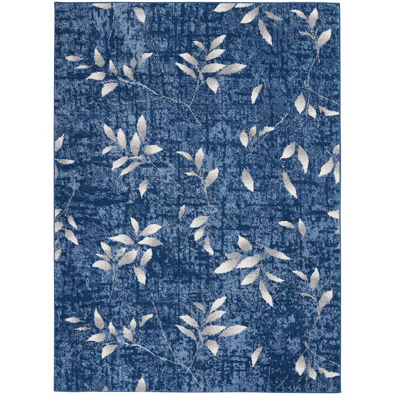 Calvin Klein River Flow Contemporary Botanical Area Rug