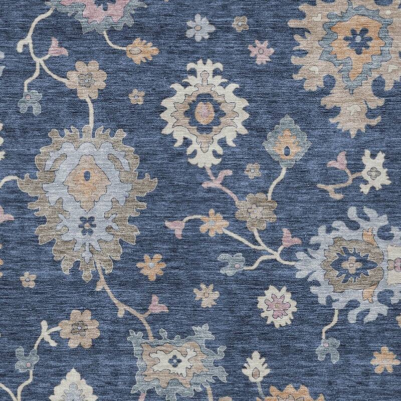 HomeRoots Floral Transitional Rectangle Outdoor Rug