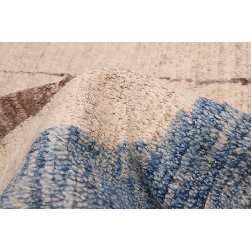 ECARPETGALLERY Hand-knotted Pak Finest Marrakesh Beige Wool Rug - 8'1 x 10'2