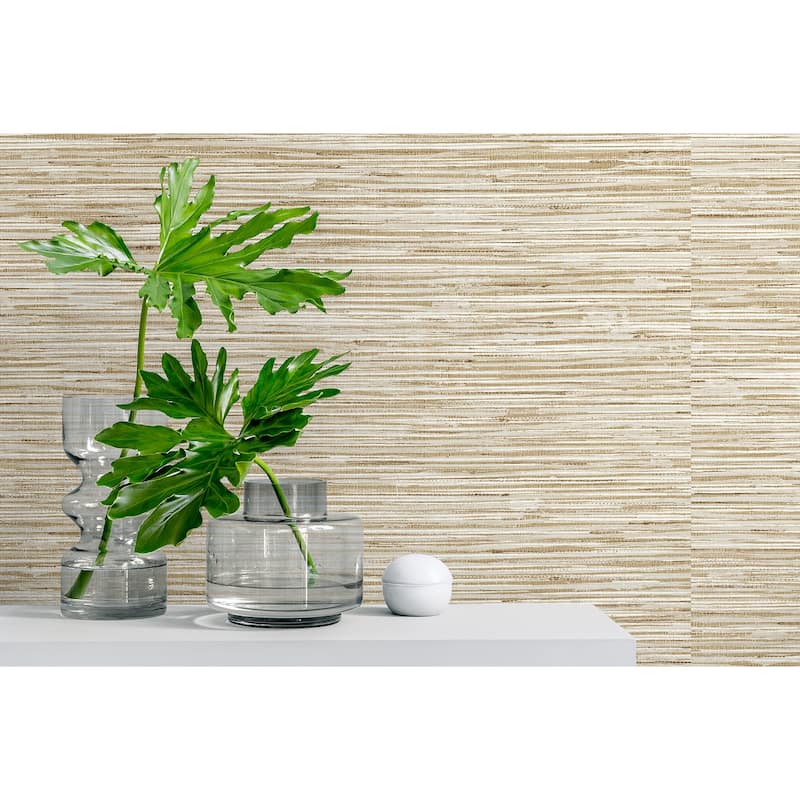 Stacy Garcia Home Faux Grasscloth Peel and Stick Wallpaper