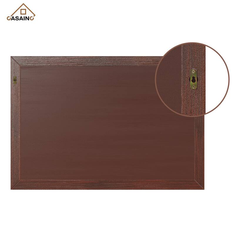 CASAINC 48in Solid Wood Framed Mirror in Multiple Color Frames