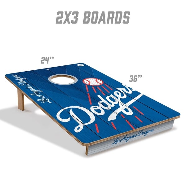 Los Angeles Dodgers MLB Tailgate Cornhole Board Set