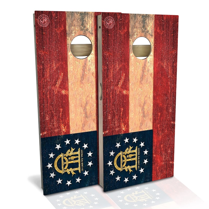 Georgia Flag Outdoor Cornhole Board Set