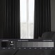 preview thumbnail 121 of 160, Exclusive Fabrics Textured Faux Linen Extra Wide Room Darkening Curtains for Bedroom & Living Room Curtains (1 Panel)