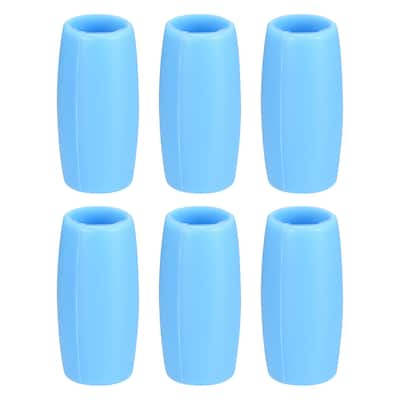 6pcs Silicone Straw Tips for 1/2 Inch OD Steel Straws
