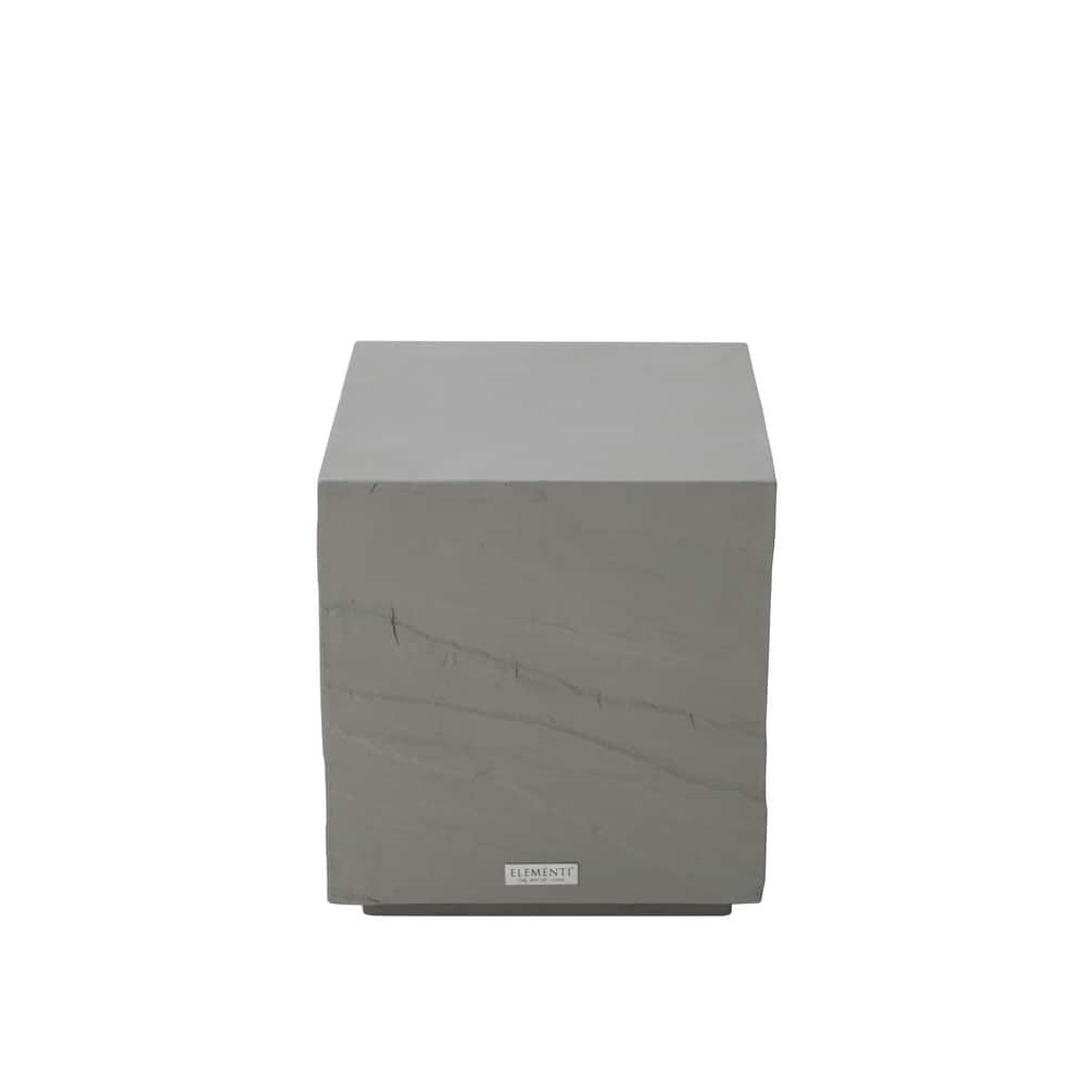 Elementi Home Colorado Concrete SideTable