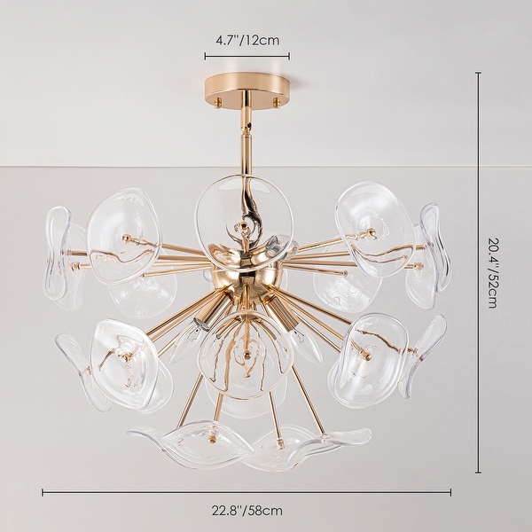 Flush mount starburst light 2025