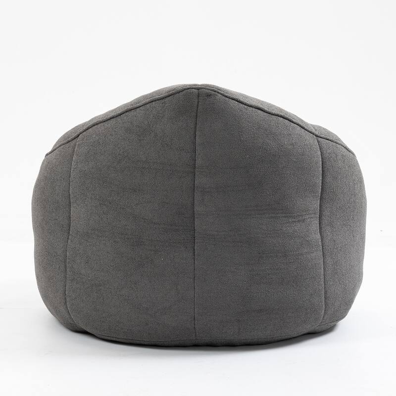 Bedding Bean Bag Sofa Chair High Pressure Foam Bean Bag Chair Adult Material with Padded Foam Padding Compressed With Footrest
