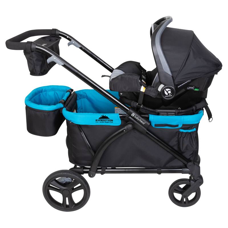 Baby Trend Expedition 2 in 1 Stroller Wagon Plus, Ultra Marine