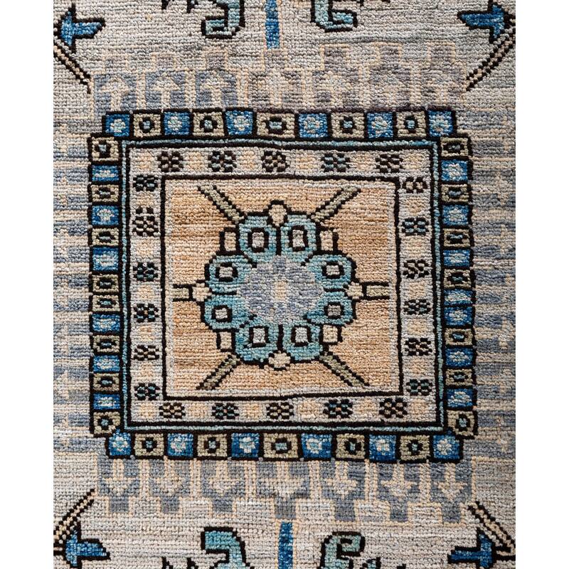 Serapi One-of-a-Kind Hand-Knotted Area Rug - Gray - 8' 10" x 11' 9"