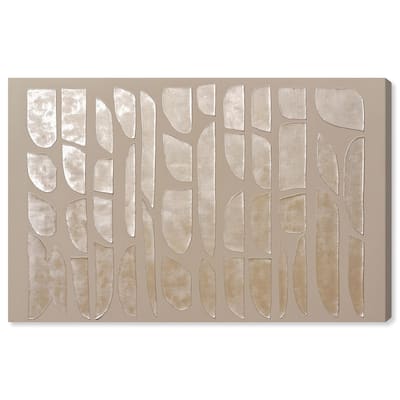 Textured Tiles Canvas by Art Remedy, Gallery Wrapped