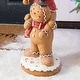preview thumbnail 10 of 18, Glitzhome 29"H Christmas Stacked Gingerbread Man Porch Decor - 29"