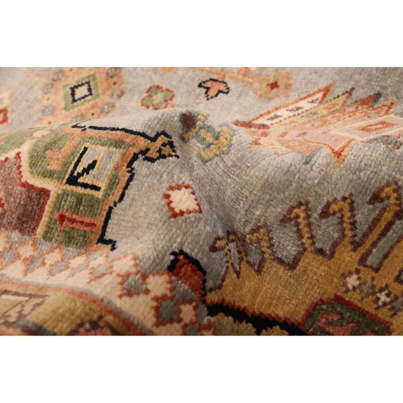 ECARPETGALLERY Hand-knotted Jules Sultane Grey Wool Rug - 6'0 x 8'11