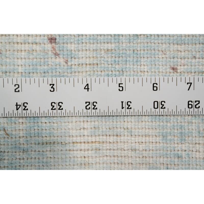 Hand Knotted Oriental Viscose Silk Carpet Modern Abstract Multi-Colored Abstract Area Rug - 4' 0'' X 2' 0''