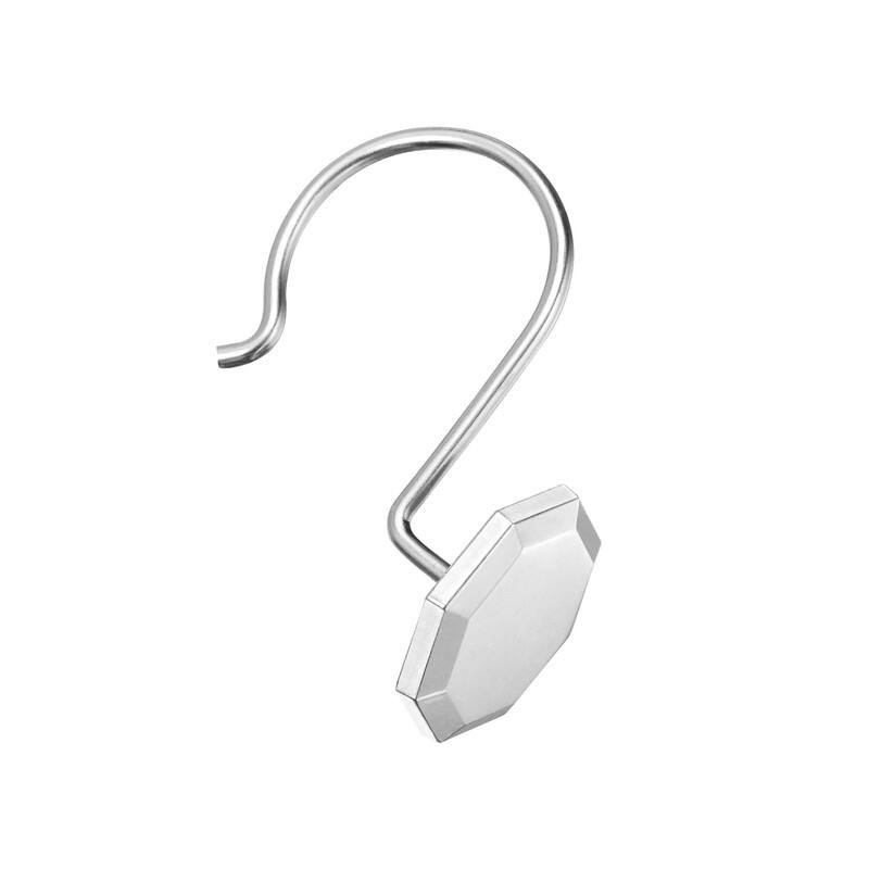 Utopia Alley Shower Rings, Shower Curtain Rings for Bathroom, Rustproof Zinc Shower Curtain Hooks Rings, Set of 12