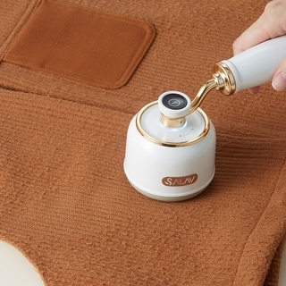 SALAV Retro Edition Rechargeable Fabric Shaver and Lint Roller with 6-Blade Shaving System