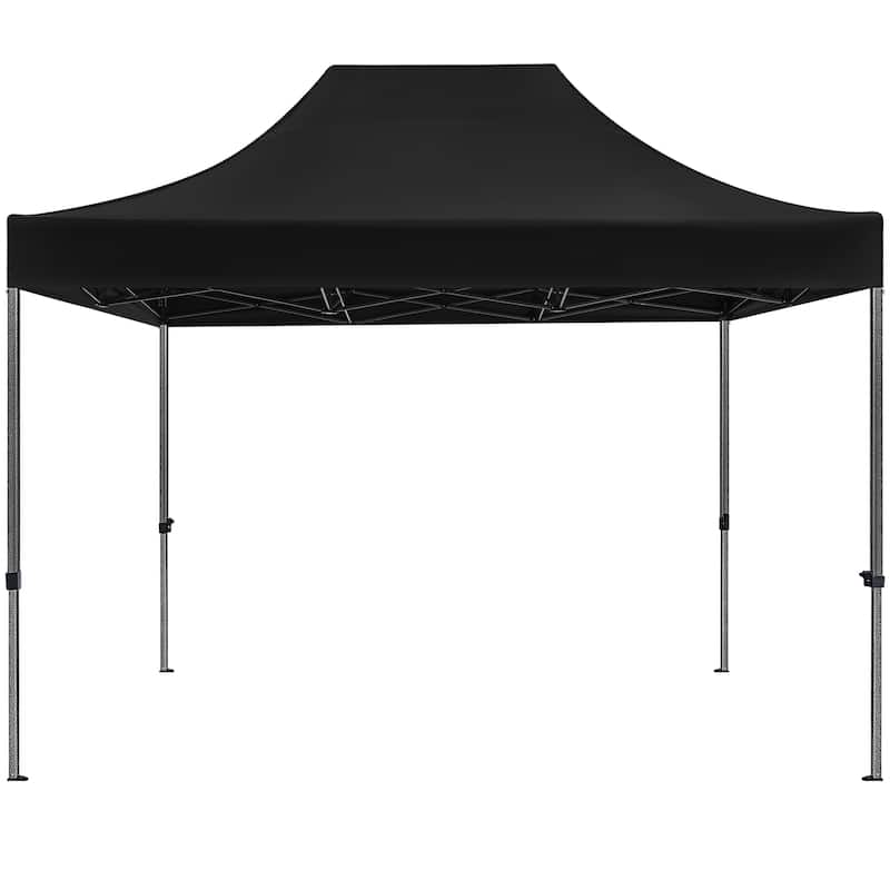 Yaheetech 10x15ft Pop Up Canopy Tent with Metal Frame for Outdoor