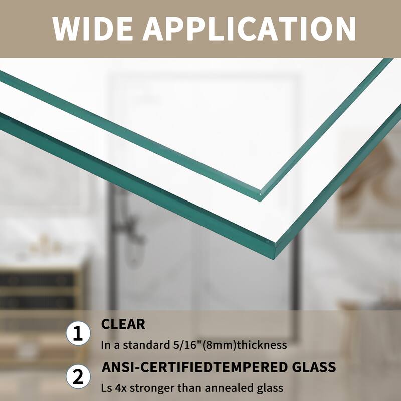 Modland 56-60''x 74'' Sliding Shower Door - 56''-60''x 74''