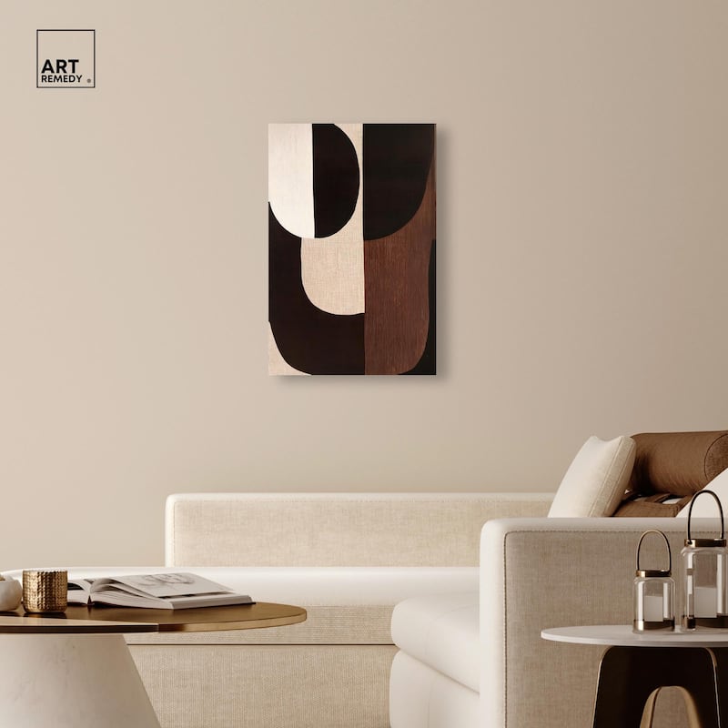 Quartet in Brown I Canvas by Art Remedy, Gallery Wrapped
