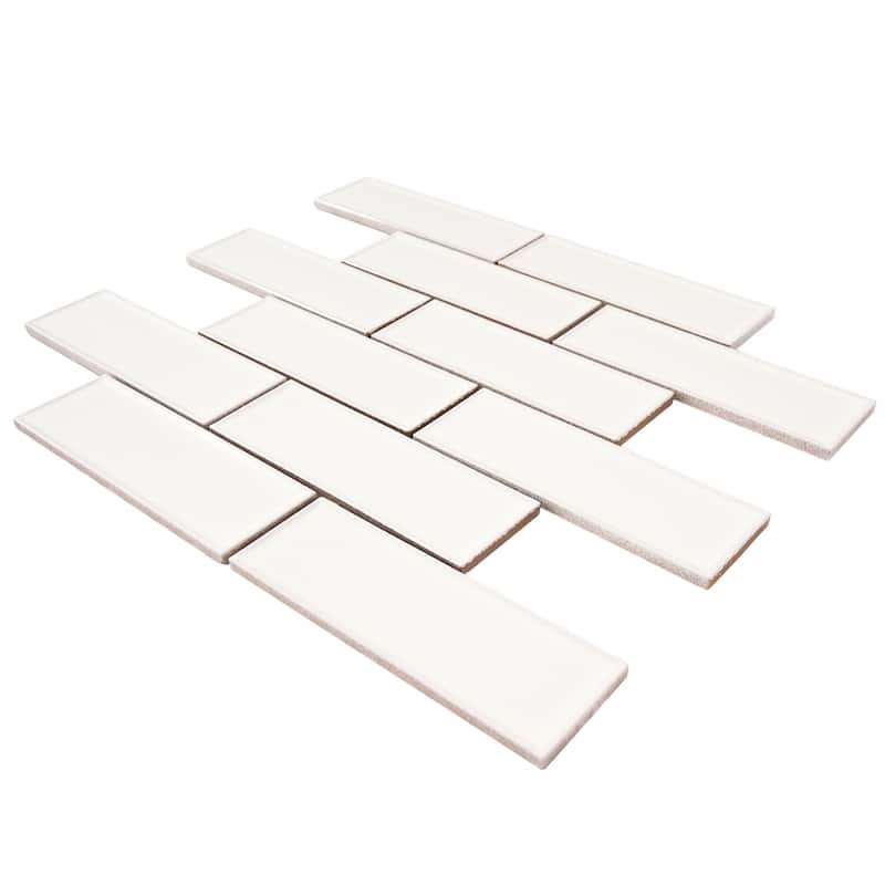 Century 2" x 6" Brick Porcelain Mosaic Tile