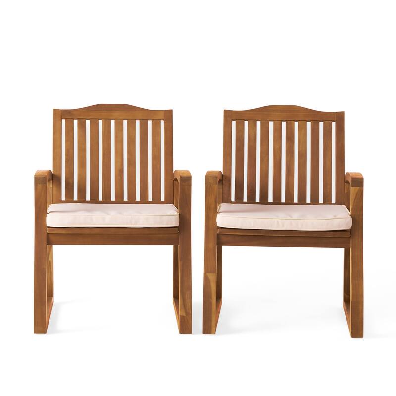 Christopher Knight Home - Della Wood Dining Chairs (Set of 2)
