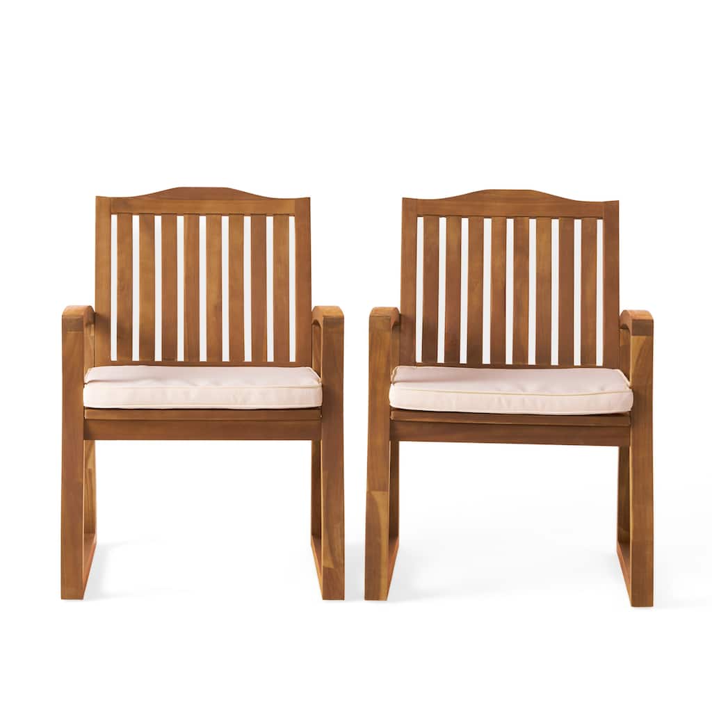 Della Wood Dining Chairs (Set of 2) by Christopher Knight Home