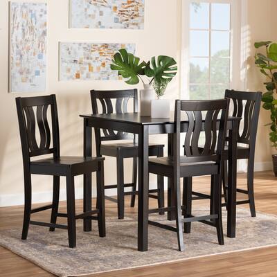 Fenton Modern and Contemporary Transitional 5-Piece Pub Set