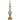 Ball Finial Commercial Size Christmas Decoration 48" - Gold and White