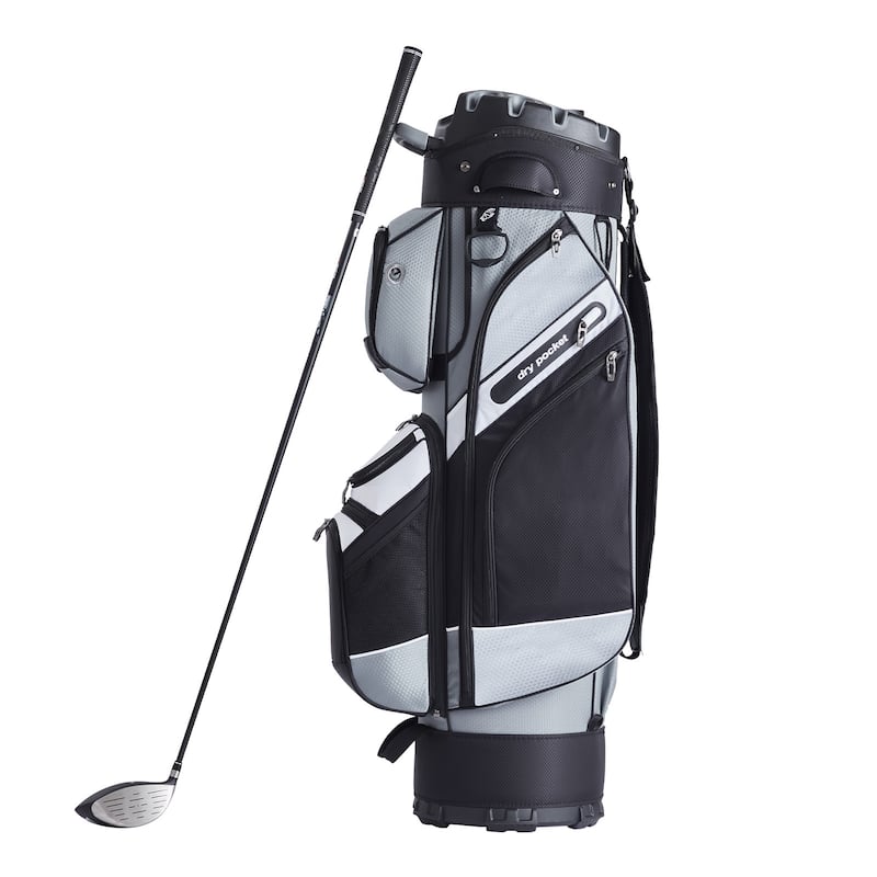 Golf Cart Bag with 14 Way Organizer Divider Top, Durable Golf Bags with Handles & Dust Cover & Detachable Straps for Men & Women