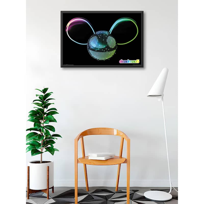 DeadMau5 - Logo Framed Art Poster - 24 x 36 Inch